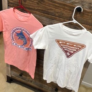 2 Columbia pfg shirts
